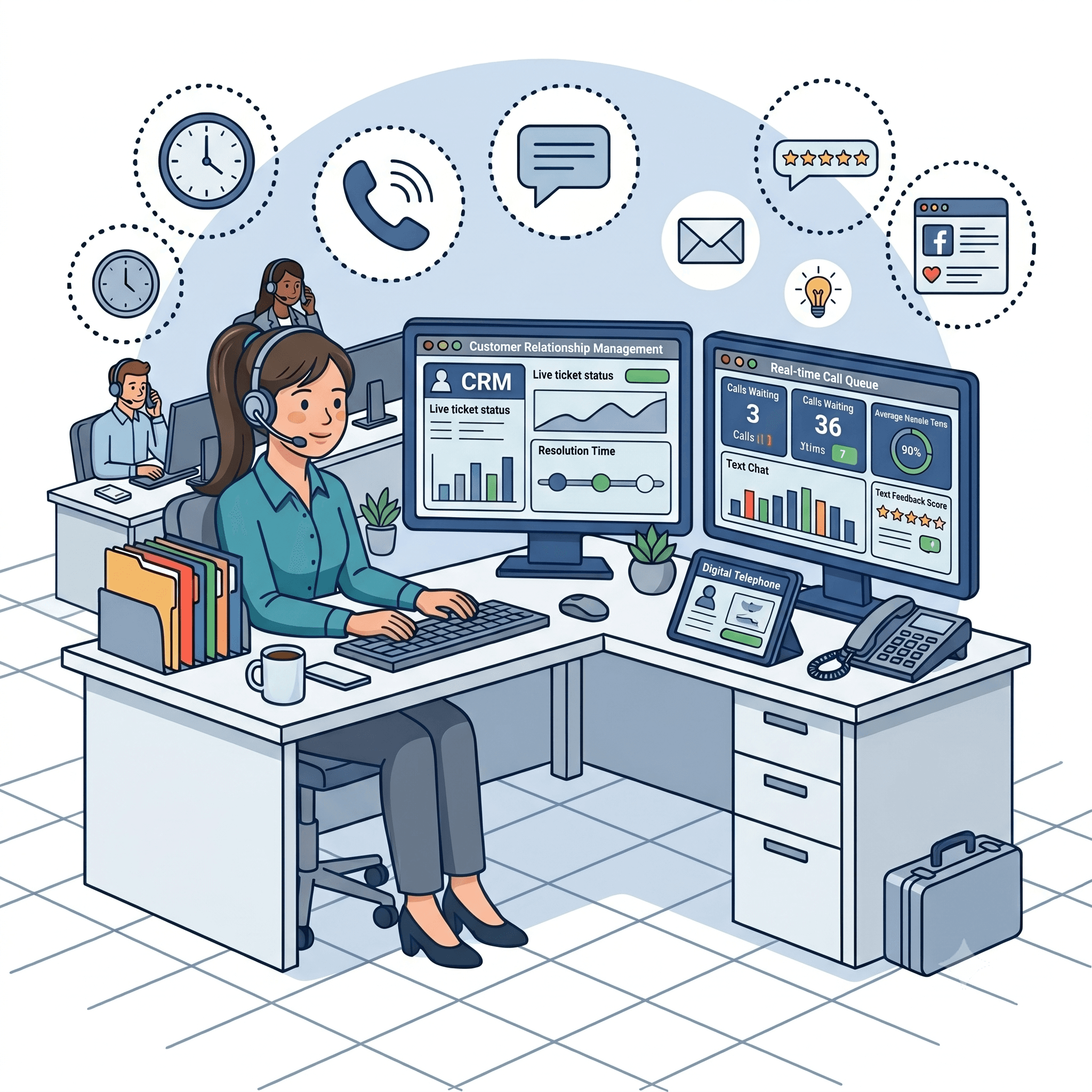 How Your Customer Service Team Member Works